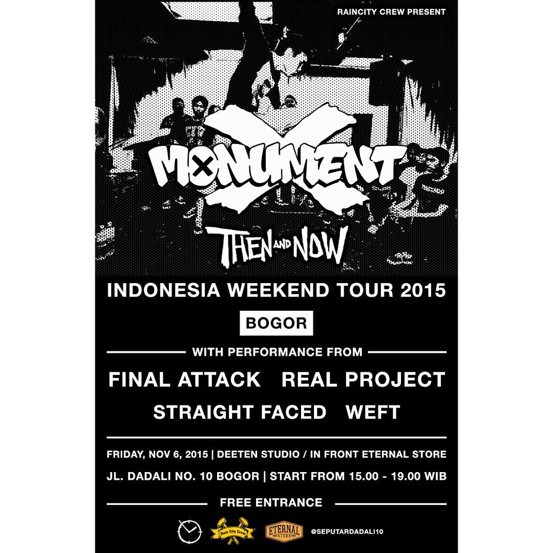 MONUMENT X & THEN AND NOW (THAILAND) INDONESIA WEEKEND TOUR 2015
